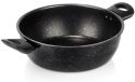 Granit-Topf Casserole, 24 cm - 2,7 litres - Acier au carbone - Noir