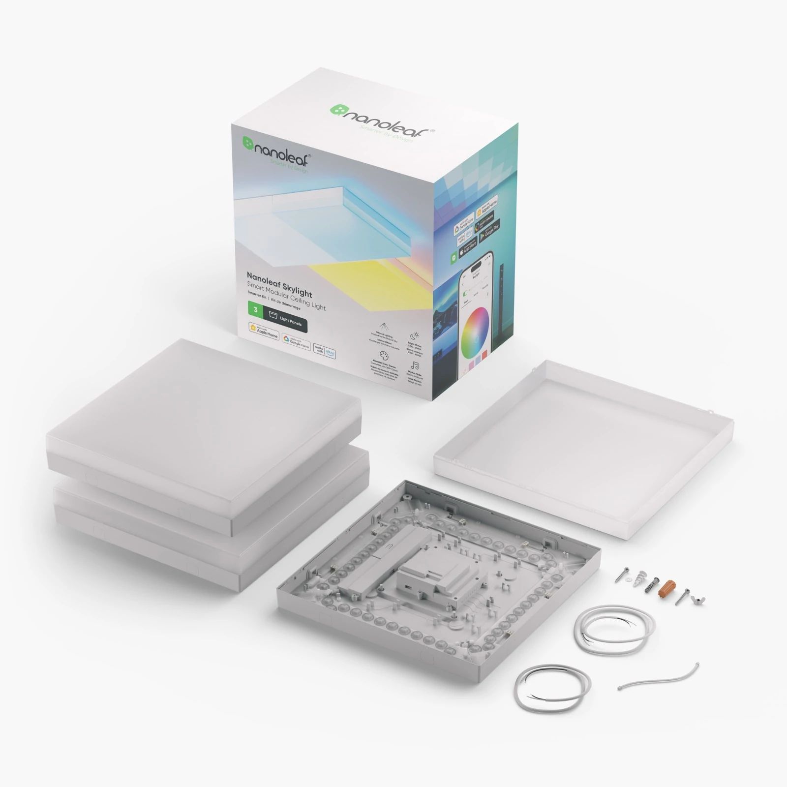 Nanoleaf Skylight Starter Kit - Slimme Verlichting - 3 Stuks