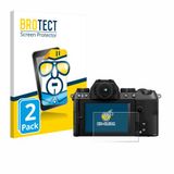 BROTECT Screenprotector voor Fujifilm X-S20 - Folie Beschermfolie transparant 2 Stuks