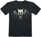 Tierisch Beestachtig Kids - Fledermaus Skelett Unisex T-shirt - Zwart - 140