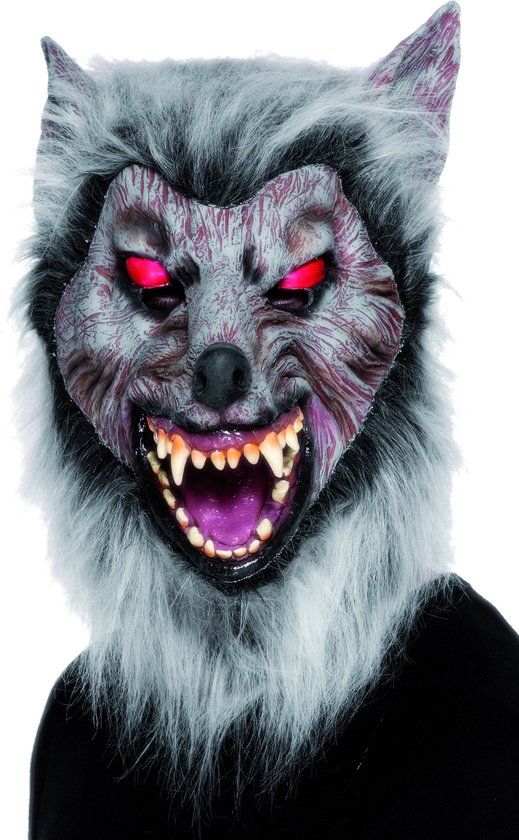 Vegaoo Weerwolfmasker voor volwassenen Halloween - Verkleedmasker - One size