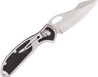 Parry's Premium Products Fox Vismes Zakmes Zwart / RVS Jachtmes EDC Zakmessen Antislip Coating Scherp Mes Pocketknife Messen
