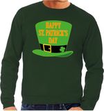 Bellatio Decorations Shoppartners Bv Happy St. Patricksday sweater groen heren L