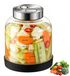 Bocal de fermentation en verre avec couvercle et valve de dégazage