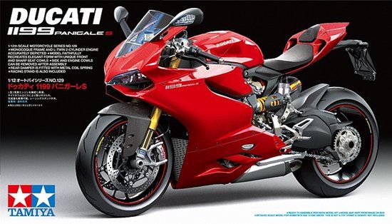 Tamiya Modelbouwpakket Motorfiets - 14129 Ducati 1199 Panigale S - 1:12