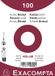 Exacompta 20x Pak 100 steekkaarten onder film - bristol karton dots niet geperforeerd - 105x148mm - Wit - 10709E