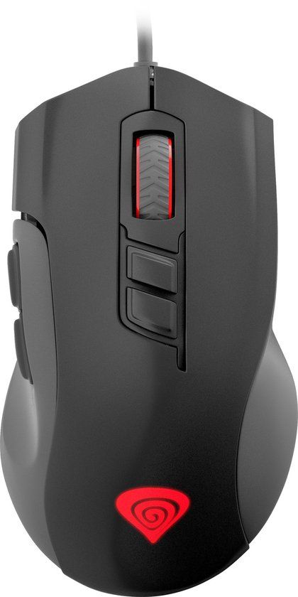 Genesis Xenon 400 optische gaming muis - 5200 dpi - zwart