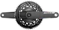 Sram Force Axs E1 Dub Threaded Crankstel Met Vermogensmeter Zilver 170 mm / 46-33t