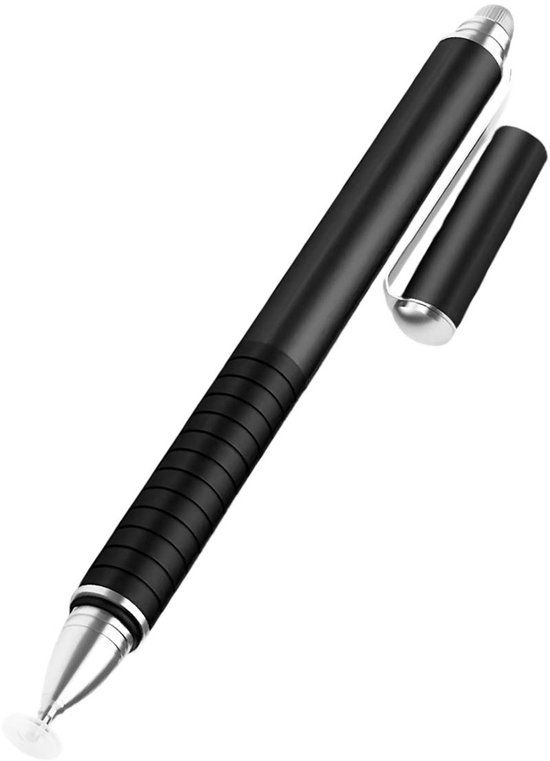 Bigben Connected 2-in-1 Capacitive Stylus with Replaceable Tip, Black