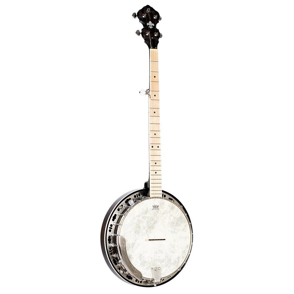 Ortega Falcon Series 5-String Banjo - Transparent Charcoal - Electric-Acoustic with Gigbag