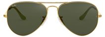 Lunettes de soleil aviateur, couleur or, avec verres polarisés