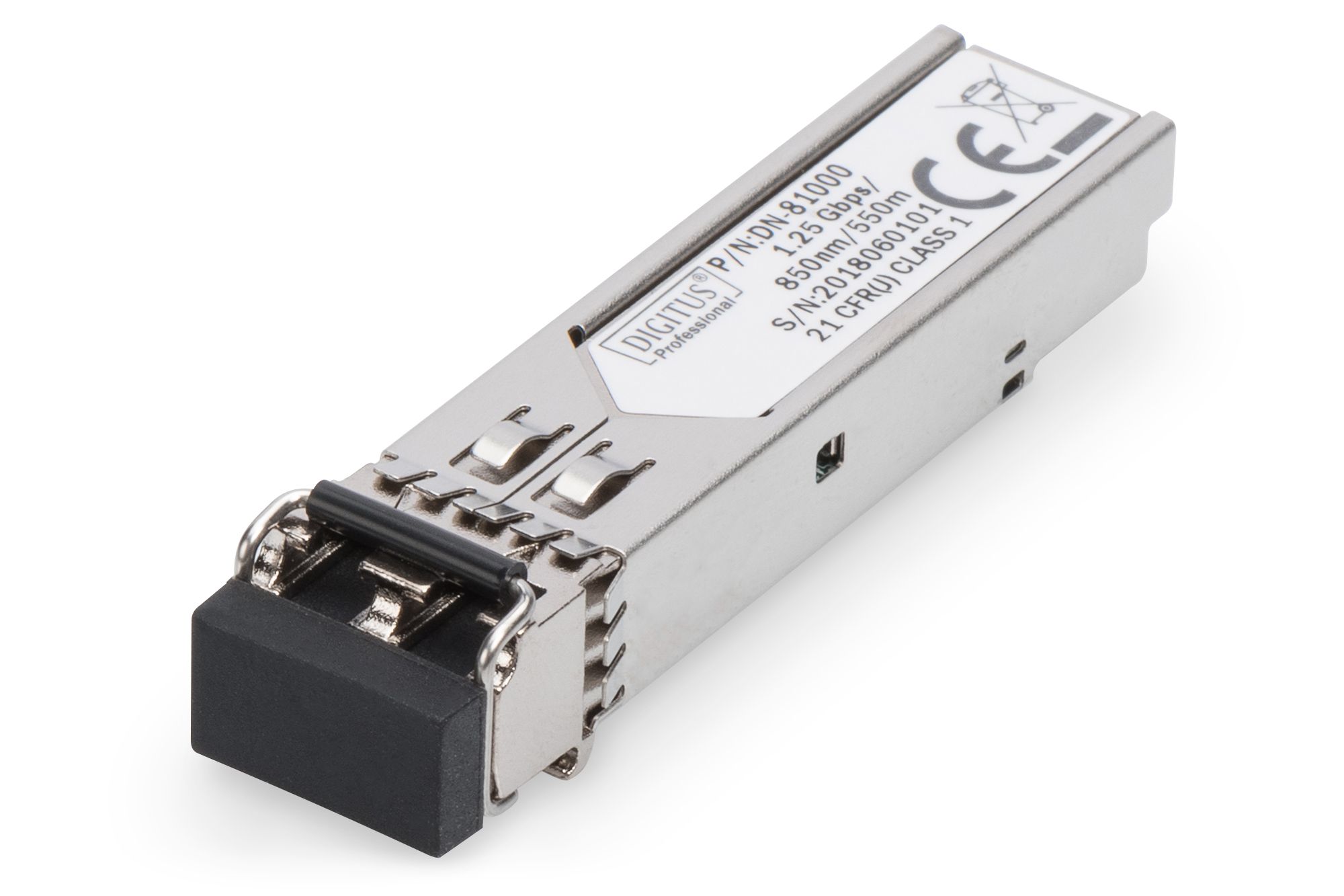Digitus DN-81000 SFP Fiber Optic Transceiver Module | 850nm | 500m | LC Connector