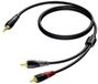 Procab CLA711 - 3.5mm Male to 2x RCA Cable - 1.5m