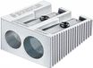 STAEDTLER dubbele puntenslijper metaal zilver