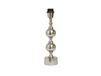 Watt & Veke Lampe de table Deborah, argent, hauteur 35 cm, aluminium