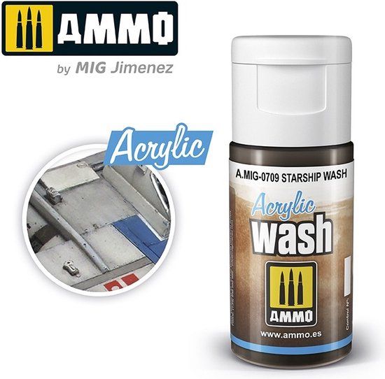 AMMO MIG 0709 Acrylic Wash Starship - 15ml
