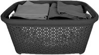 Storage Solutions Wasmand - 35 liter - Donkergrijs - Kunststof