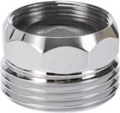 GARDENA bruisstraal-schroefdraadadapter: Praktische adapter voor het aansluiten van de tuinslang op een waterkraan met bruisstraalkop, M22x1 binnen- en 26,5 mm (G 3/4")-buitendraad (2906-20)