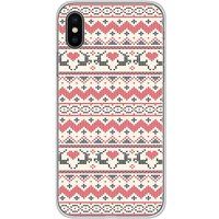 1001 coques Apple iPhone XS Max Rendier Kersttrui Siliconen hoesje