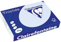 Clairefontaine Trophée gekleurd papier, A4, 80 g, 500 vel, azuurblauw 5 stuks