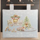 PETTI Artigiani Italiani - Ovenafdekking Kerstmis, ovenafdekking voor Kerstmis, ovenafdekking 40 x 50 cm, ovenafdekking Snow, 100% Made in Itay