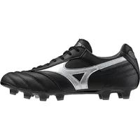 Mizuno Morelia II Pro Voetbalschoenen FG Zwart Zilver Maat 44