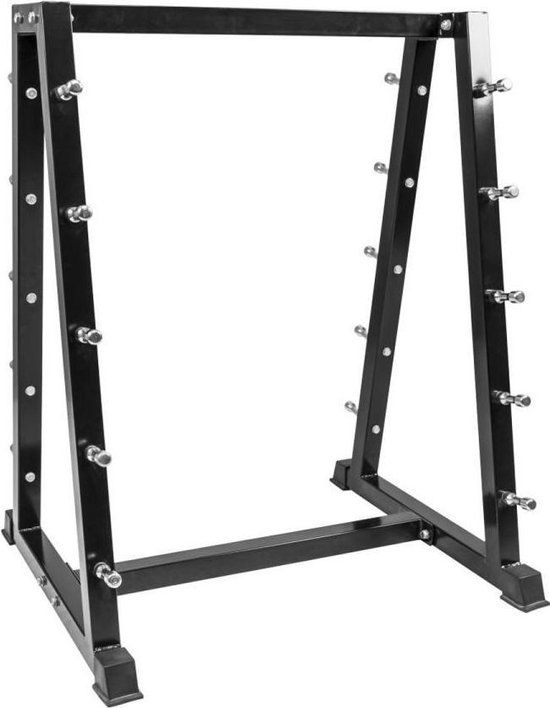 Gorilla Sports Halterrek - Voor Vaste Halterstangen - Zwart
