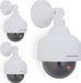 Merkloos / Sans marque Relaxdays 3x dummy dome camera
