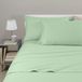 Ensemble de literie en flanelle, vert clair, 1 pièce, pour un lit français