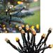 Eglo LED Guirlande Diamond Star Light IP44 intérieur & extérieur Ambre extra chaud 200 LEDs 15m Fonction minuterie