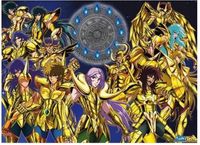 ABYSTYLE SAINT SEIYA Poster Gold Saints #1 (98x68)