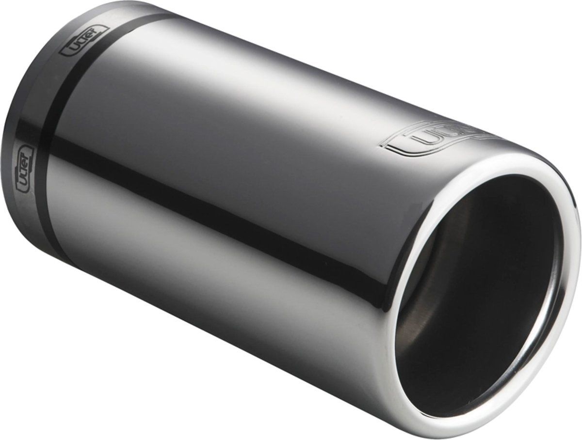 Ulter Sport Uitlaatsierstuk - Rond Ø80mm - Lengte 150mm - Montage 45-56mm - RVS