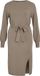 VILA Viricky L/S Belted Knit Dress Fossil M