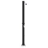 vidaXL - Zonne-douche - 20 L - PVC en Aluminium - Zwart