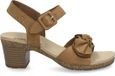 Josef Seibel Grace 11 Sandales à talon pour femme - Cuir - Marron - Taille 36