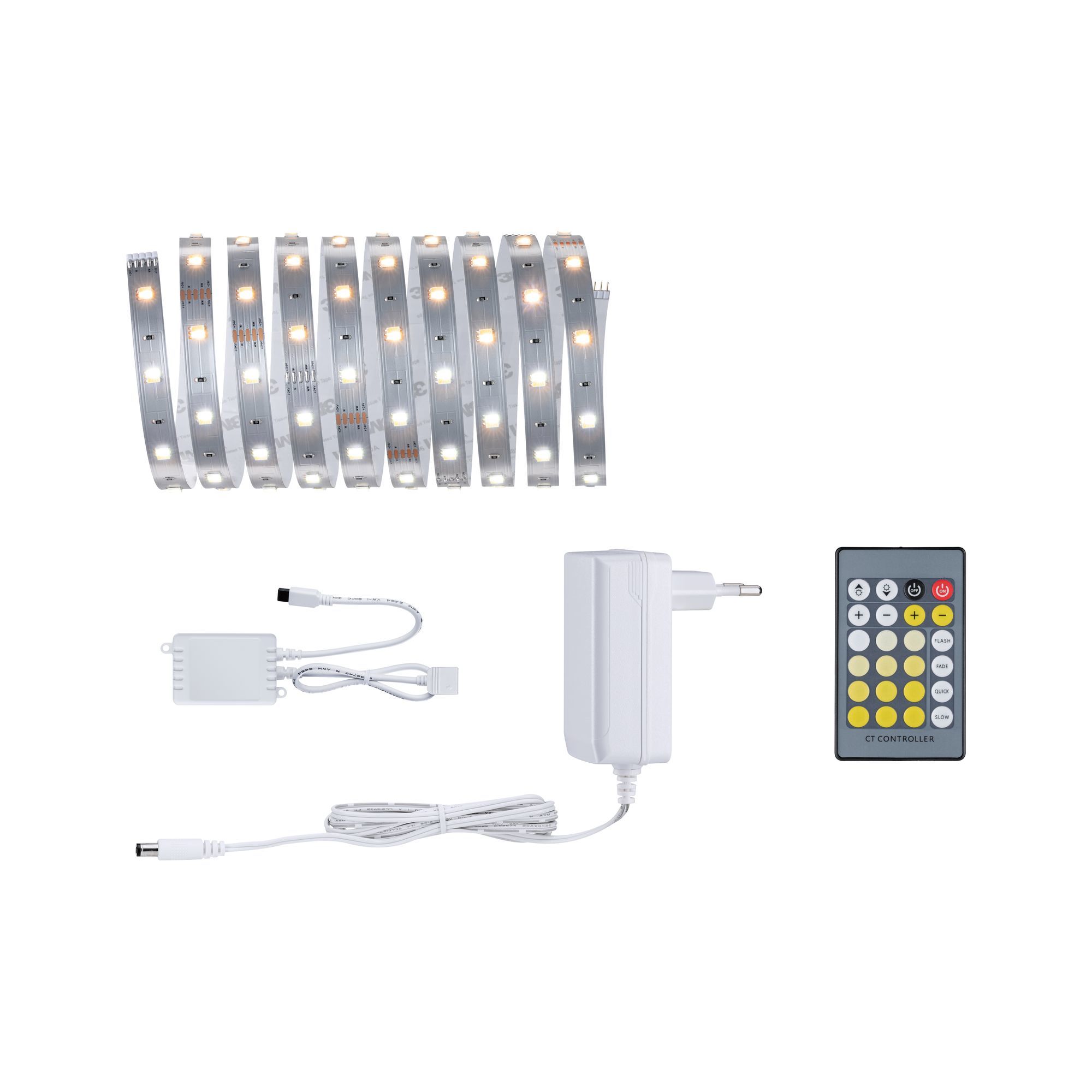 Paulmann MaxLED LED Plafondstrooklicht - 3010mm - Zilver - Dimbaar - Wit Licht