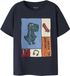 NAME IT - NMMLUCIUS LS NREG TOP BOX - Jongens - Lange mouwen shirts - Maat 104 - Katoen/Elastaan - Navy Blazer