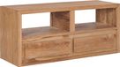 Meuble TV 90x30x40 cm teck massif
