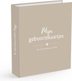Fyllbooks - Geboortekaartjes Bewaarbundel - Bewaarmap - A5 Formaat - Taupe