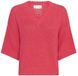 Moss Copenhagen Dames-Trui 2/4 Hannalie V-hals Korte mouw Biologisch katoen Regular Fit Effen Jazzy M/L