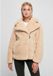 Urban Classics Sherpa Biker Jacket Beige S