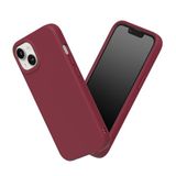 RhinoShield SolidSuit Hoes compatibel met iPhone 13/14, Bordeauxrood