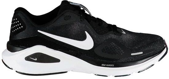 Nike Structure 26 Hardloopschoenen EU 47 Man Black / White-Cool Grey-Metallic Silver