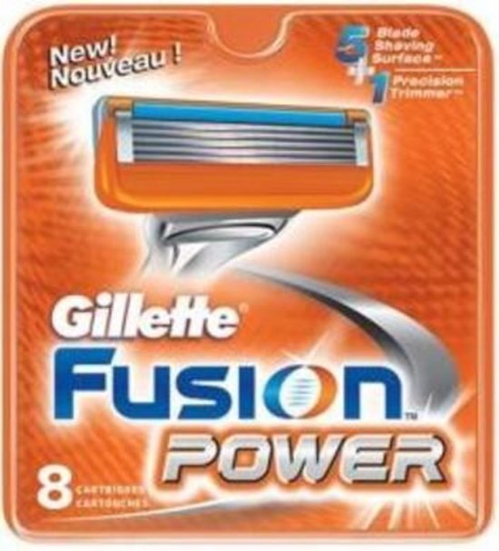 Gillette Fusion Power scheermesjes 8 st