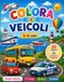 Colora i Veicoli per Bambini 3-6 Anni: Libro da colorare con 25 disegni e 25 pagine di esercizi: ricalca, conta, trova l’intruso e collega i veicoli