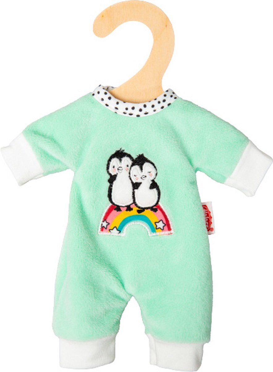 Heless Poppenonesie Penguïn Dots 20-25 Cm Pluche Mintgroen