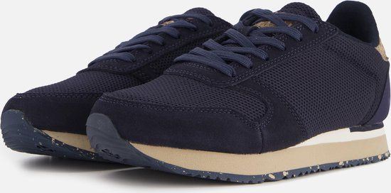Woden Ydun Icon Sneakers Dames - Maat 36 - Blauw - Textiel