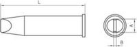 Weller XHT E Soldeerpunt Beitelvorm Grootte soldeerpunt 7.6 mm Inhoud: 1 stuk(s)