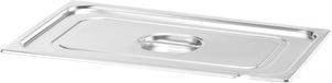 HENDI Deksel voor GN containers – lepeluitsparing – roestvast staal – 530x325 mm