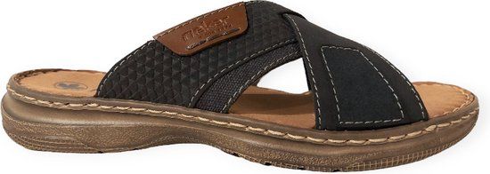 Rieker 21491-14 Blauw Slippers - Dames - Maat 40 - Blauw